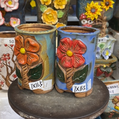 【闪购商品】红陶粗陶材质陶瓷多肉花盆