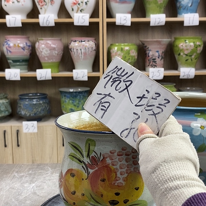 缸12xc景德镇陶瓷花盆