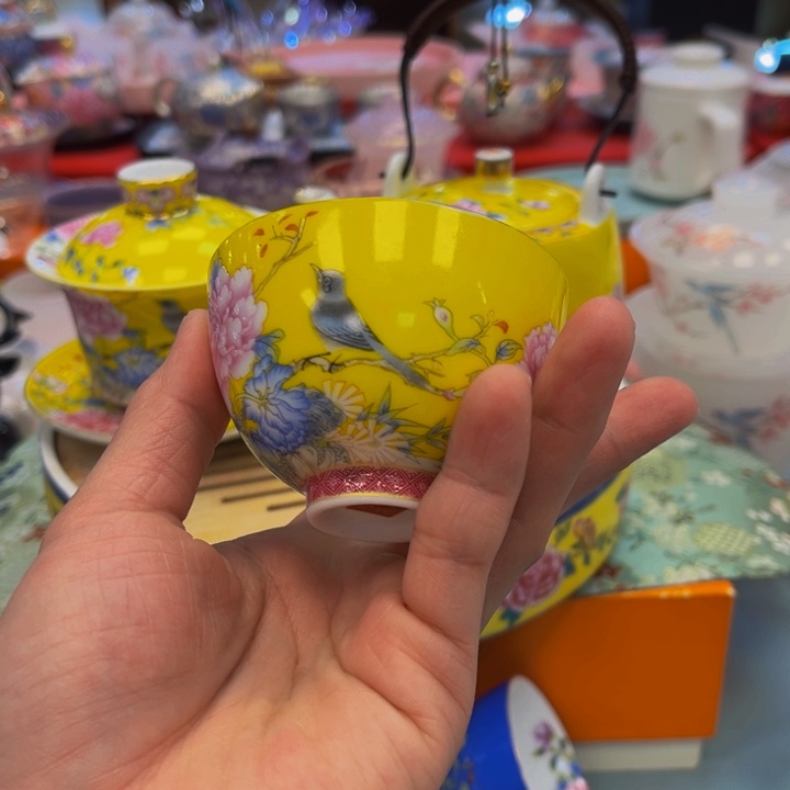 茶杯段泥旅途中我小心翼翼小心翼翼