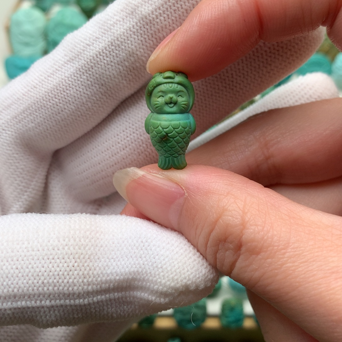 绿松石未镶嵌配饰