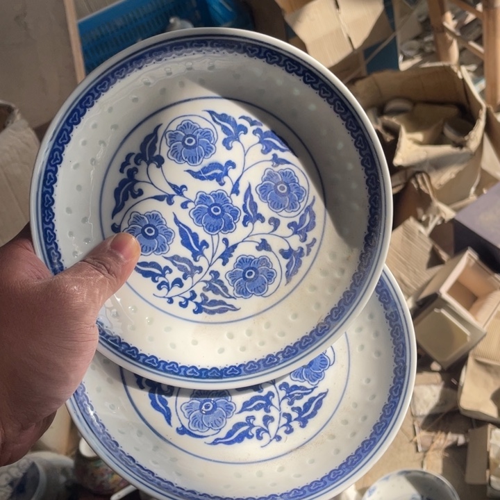 瓷碗景德镇高温细白瓷