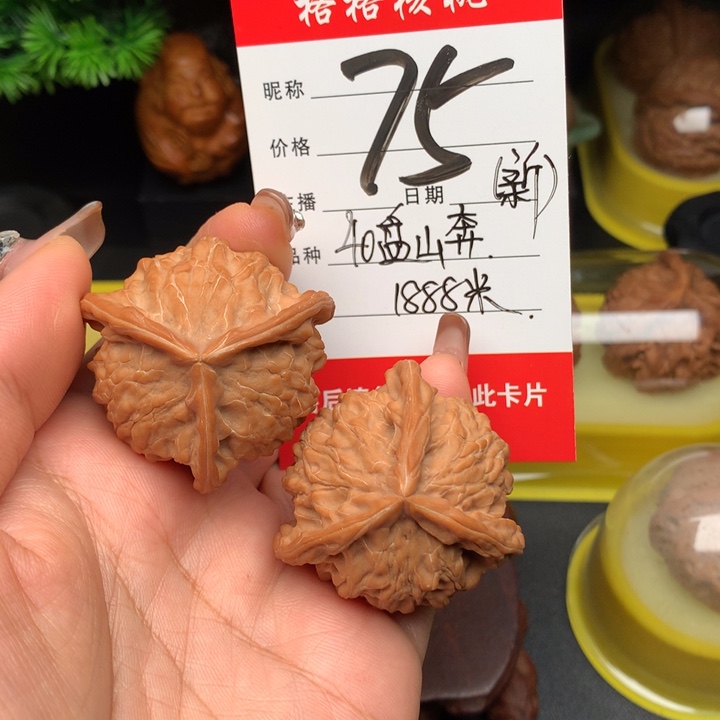 文玩核桃把件40尺寸盘山奔