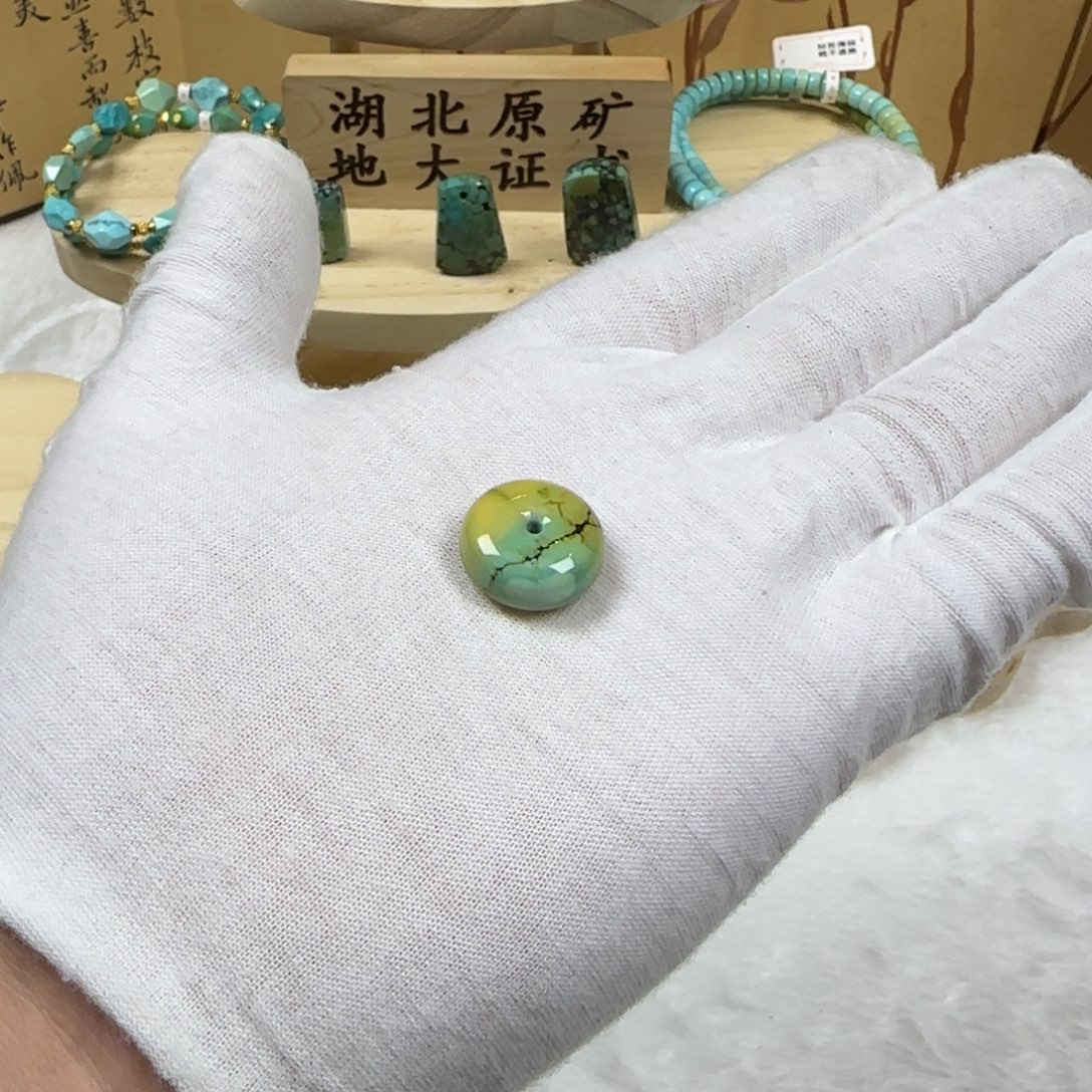 绿松石未镶嵌平安扣9