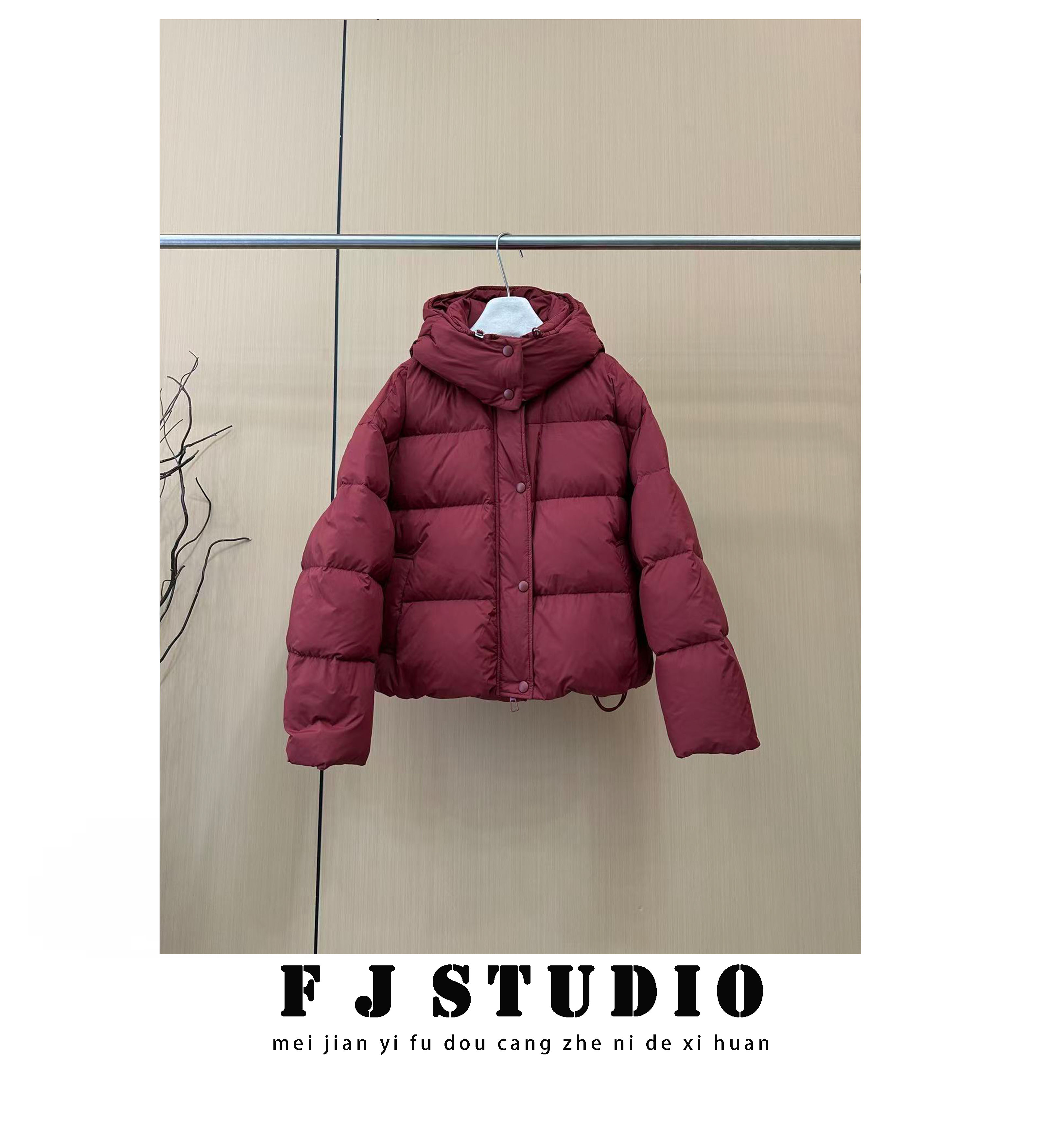 凤姐定制 {烈焰暖绒} F0102025117 冬季新款韩系百搭连帽羽绒服女