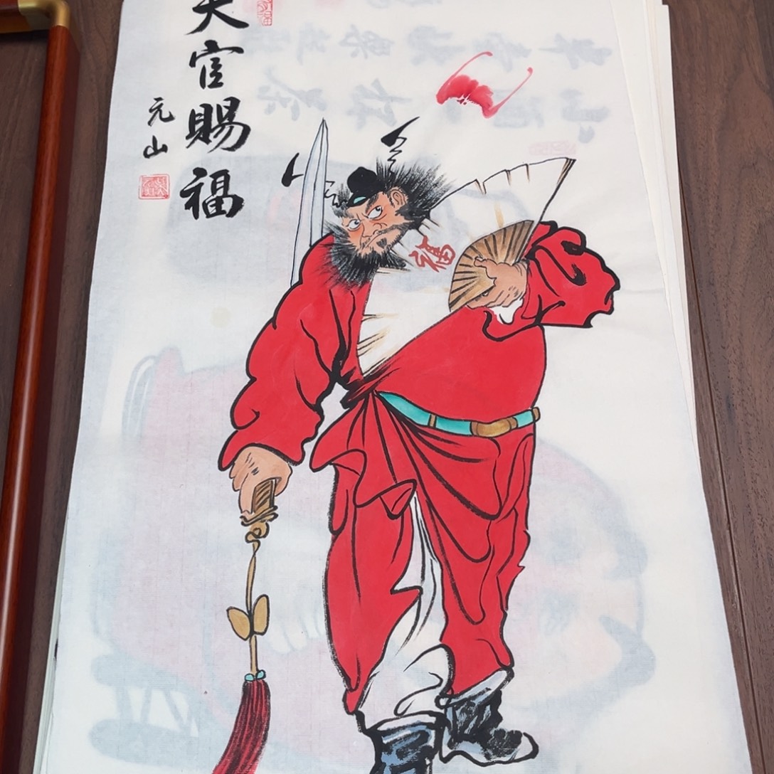 国画纯手绘作品禅意画
