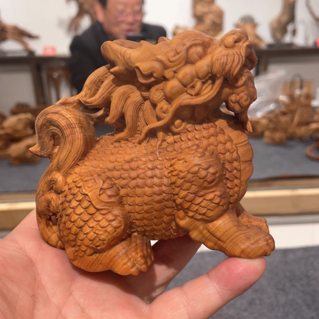 【闪购商品】柏木（崖柏）进*麒麟献瑞