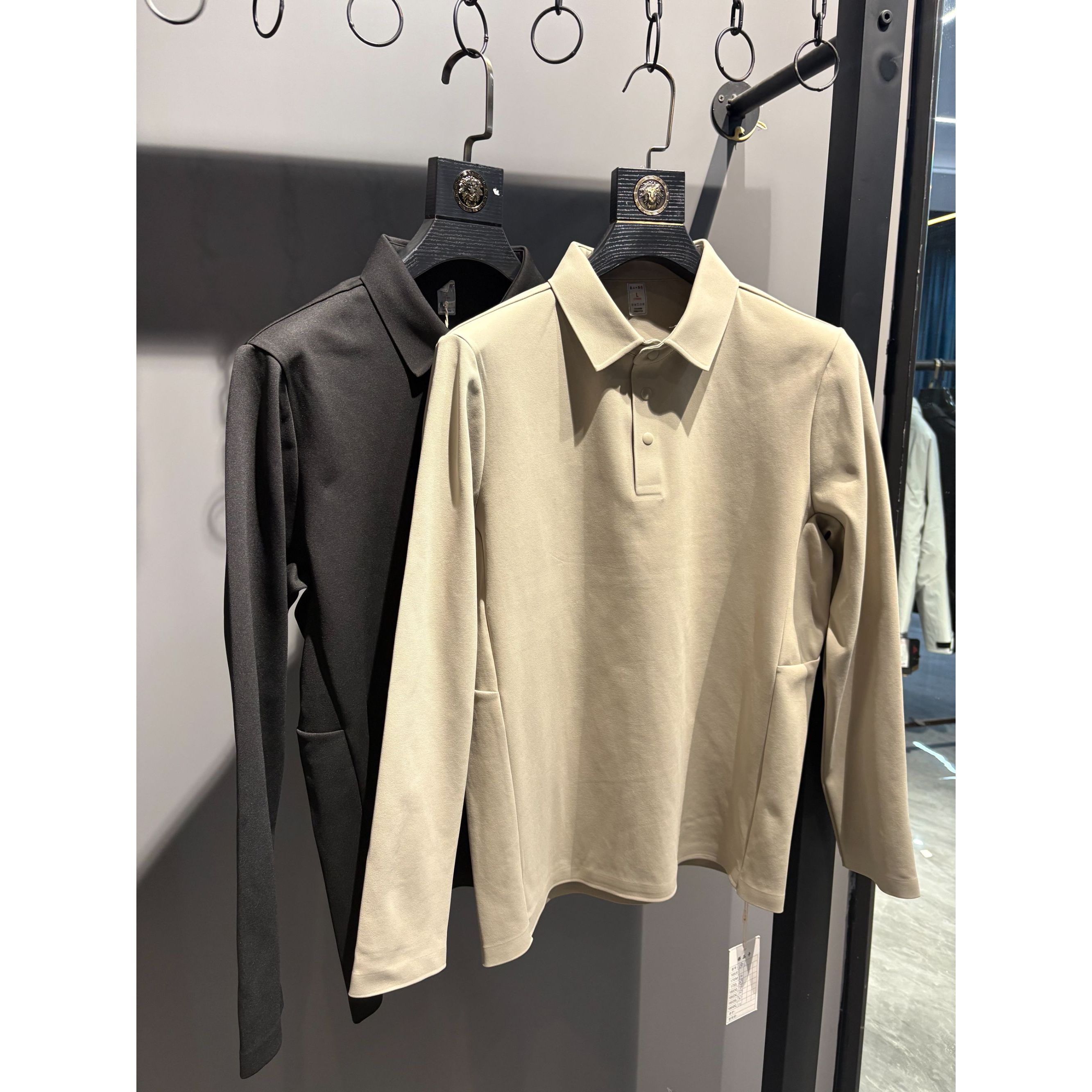 百搭男装尾货休闲长袖t恤1806