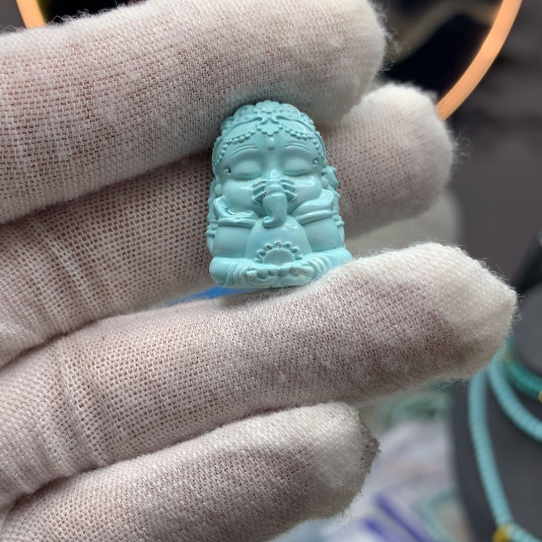 绿松石挂件未镶嵌