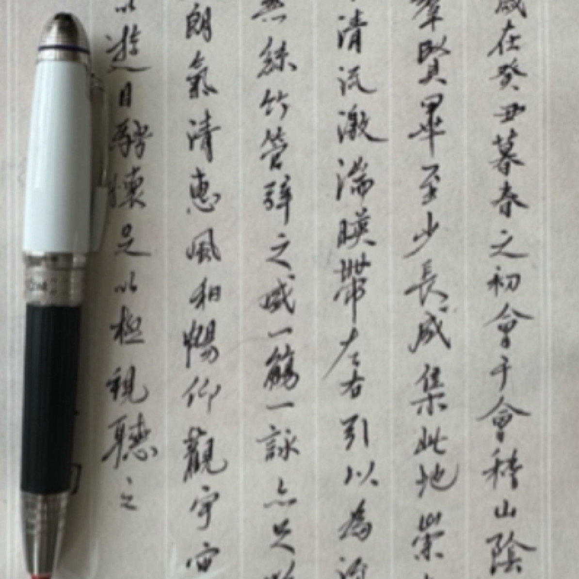 人物吉米肖像练字钢笔，原尖刀研磨技术，活塞上墨设计