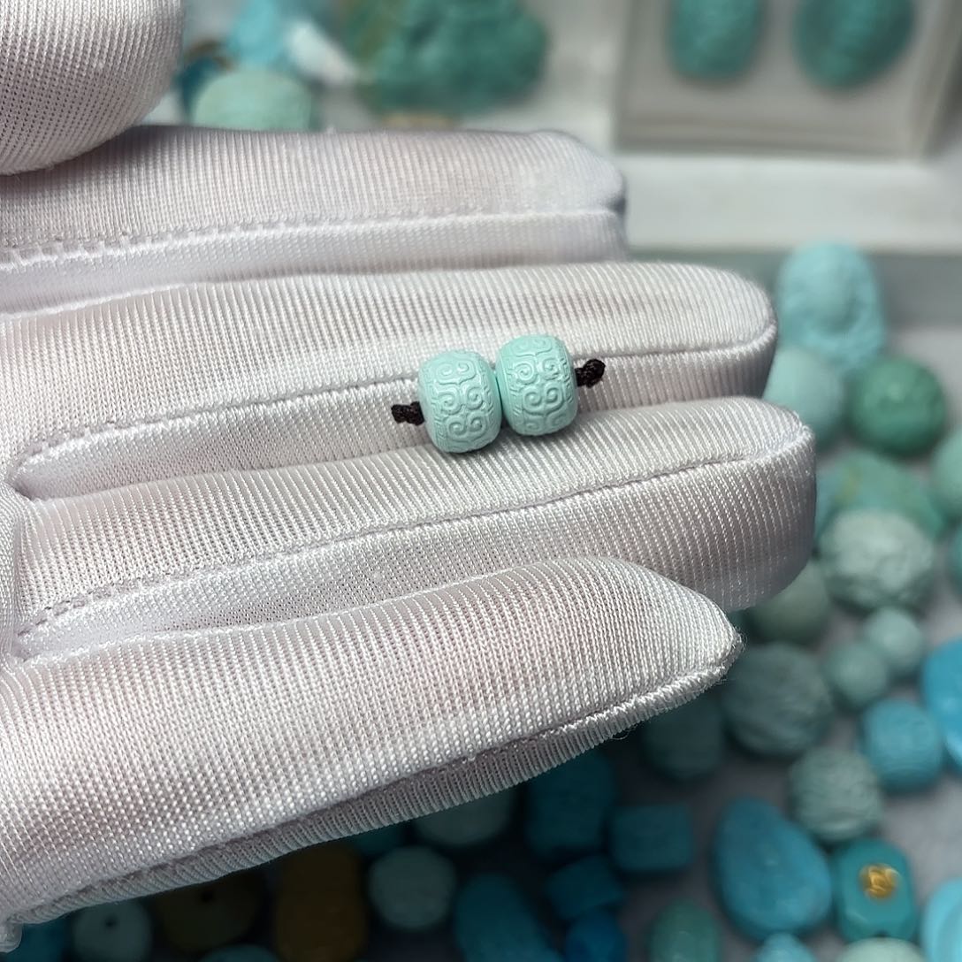 绿松石珠宝半成品未镶嵌