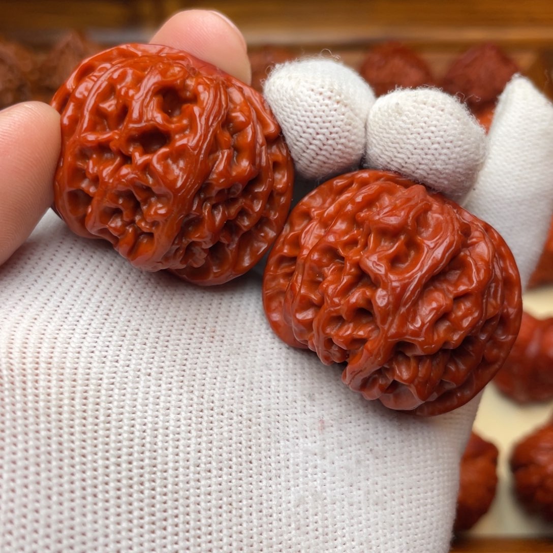 文玩核桃把件苹果园38