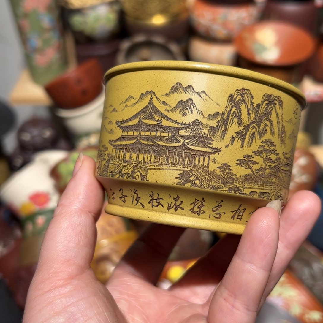 紫砂茶杯宜兴紫砂主人杯