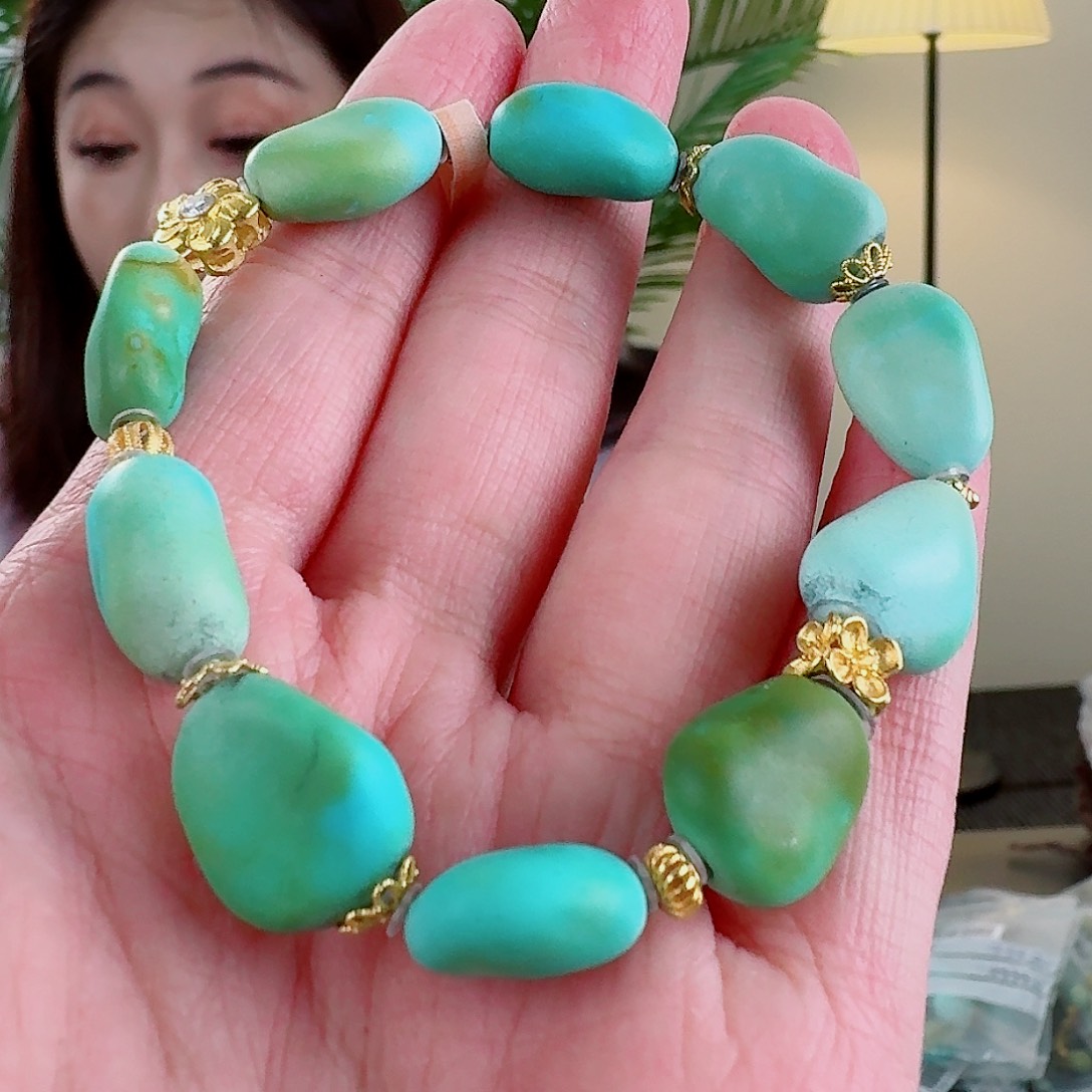 绿松石珠宝奇石未镶嵌