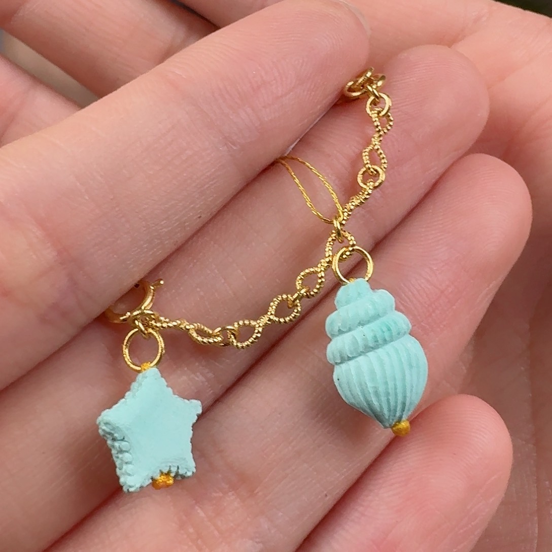 绿松石珠宝奇石18K金镶嵌