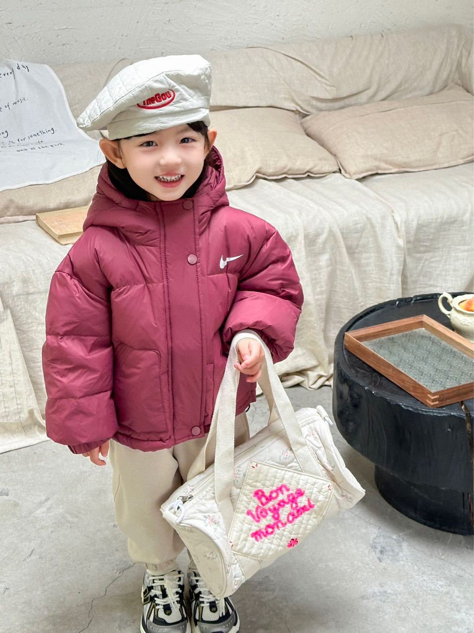 8550/8109男女童韩系冬装外套立领棉服新款儿童保暖外套