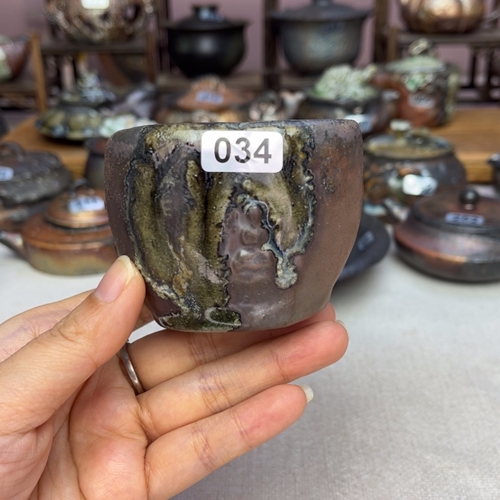 壶裸柴烧陶瓷茶具