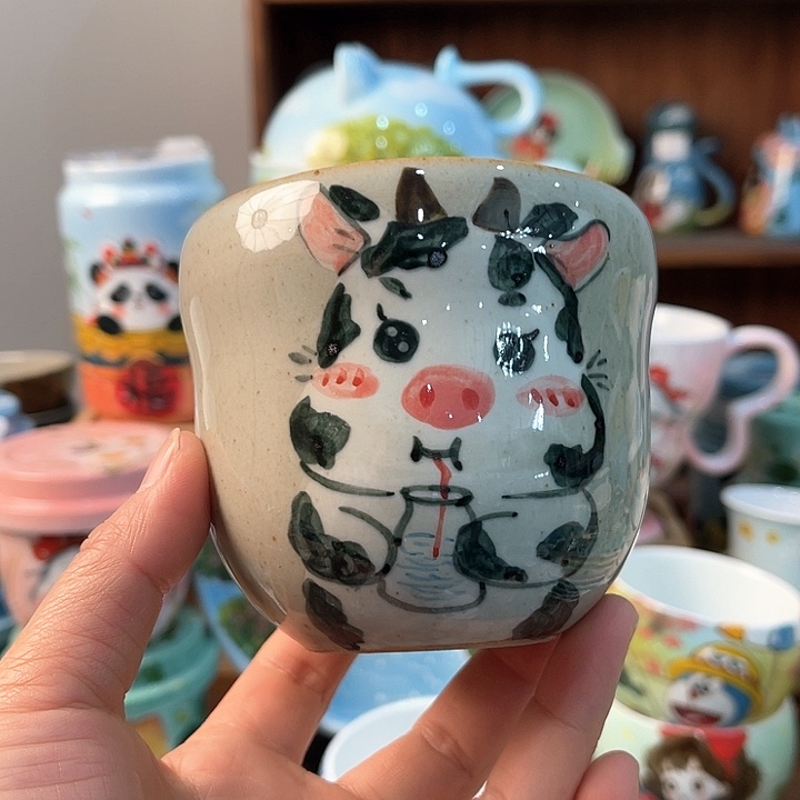 陶景德镇釉下手绘陶瓷 
