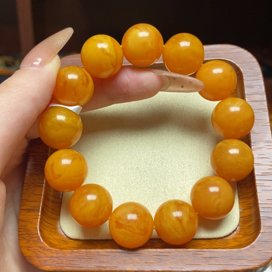 【闪购商品】蜜蜡手链未镶嵌手串