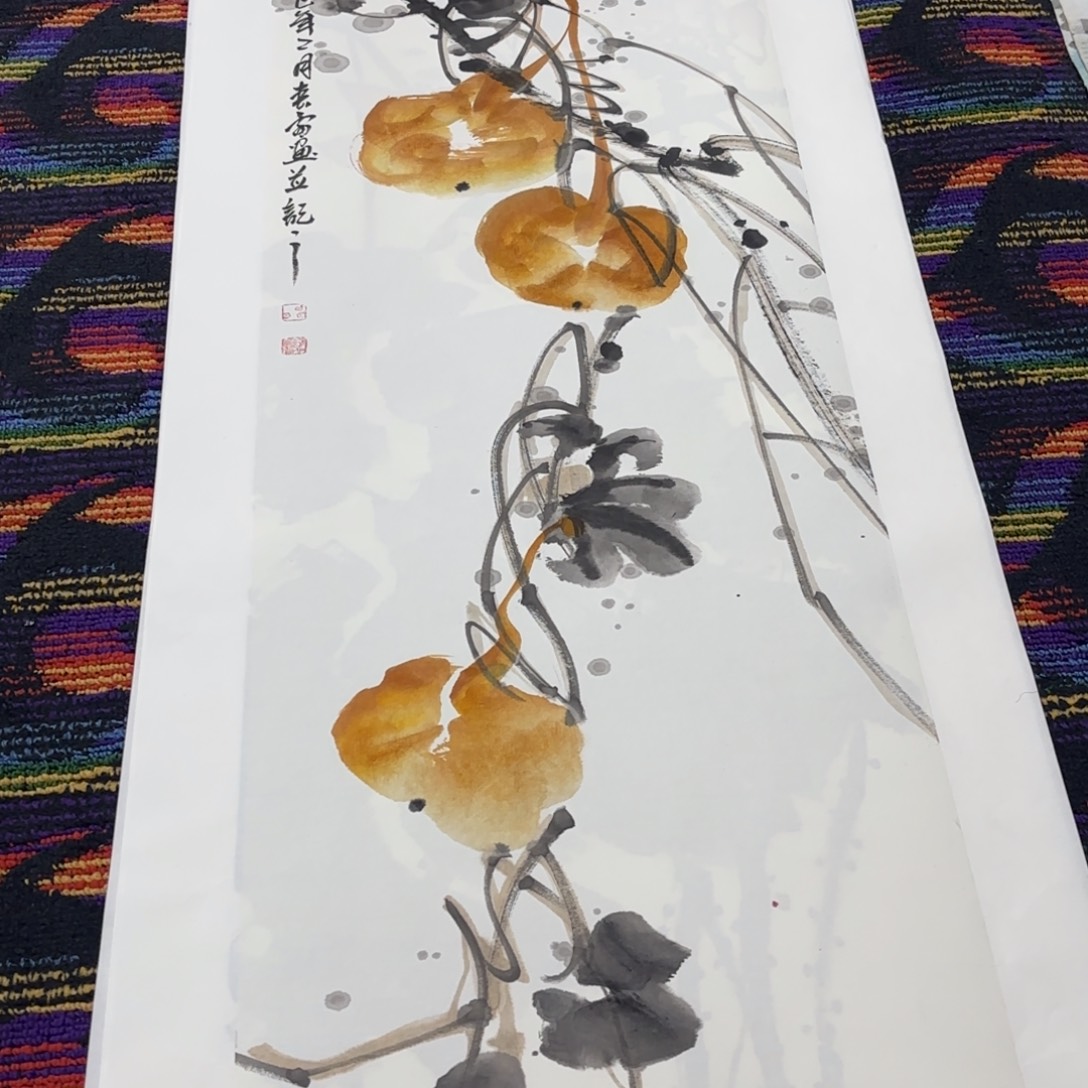 国画国画老师作品刘