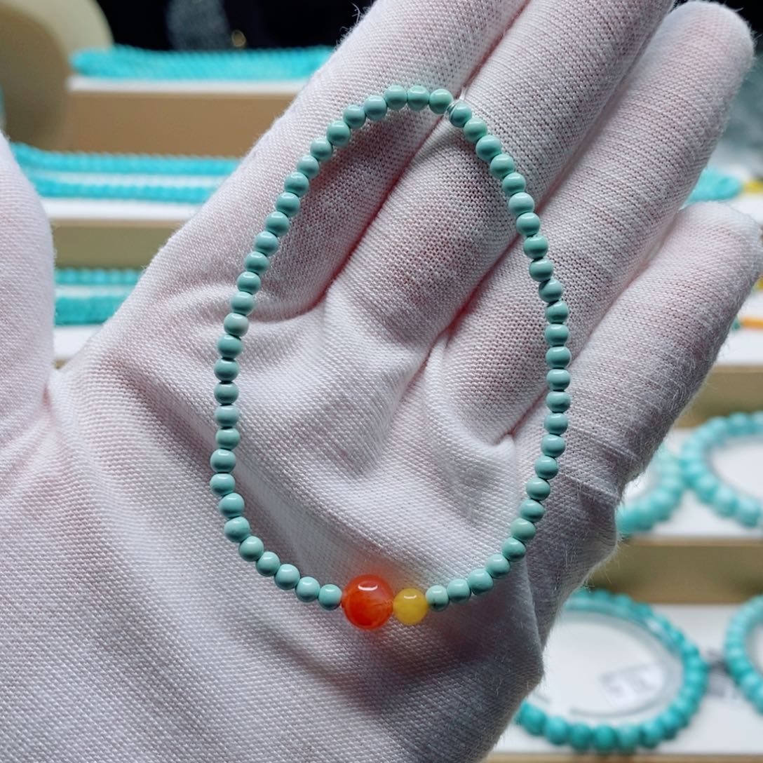 绿松石手串未镶嵌