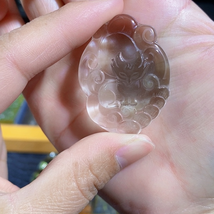 发晶颈饰未镶嵌吊坠