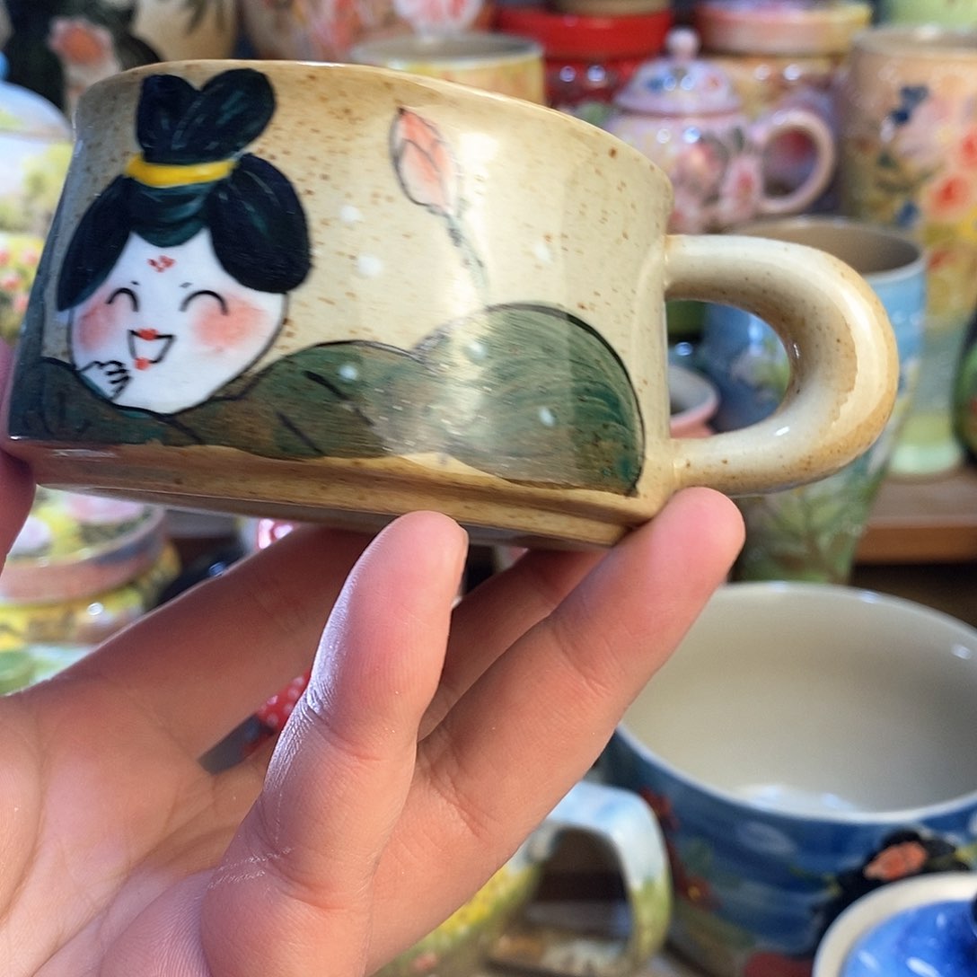 瓷片手绘陶赶紧来看看吧