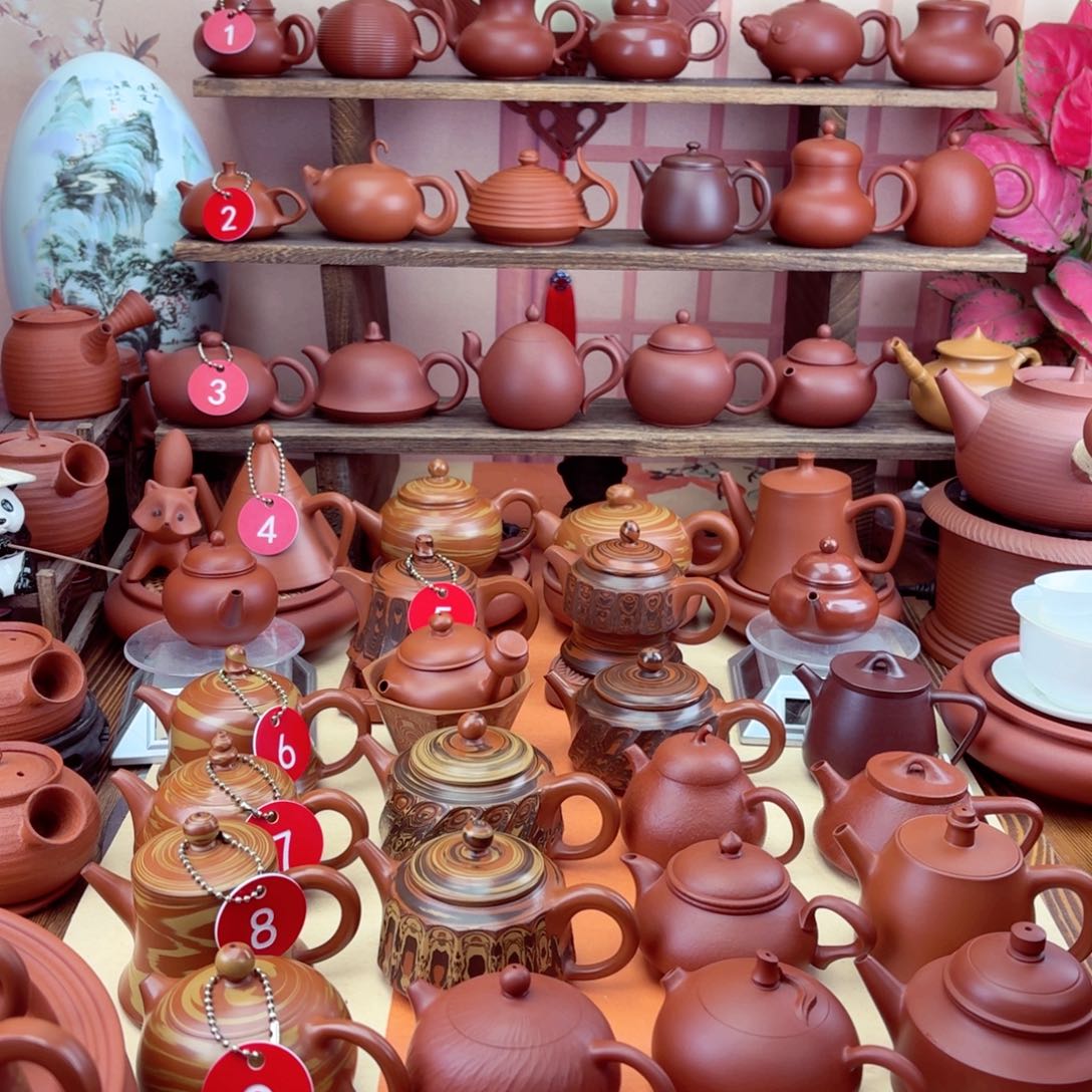 紫砂茶壶小汉瓦50 cc手拉