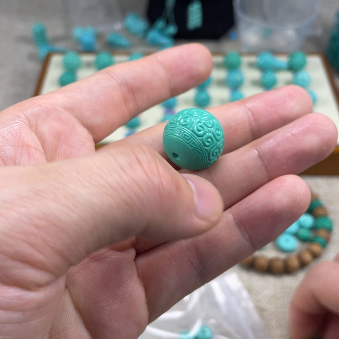 原生态湖北矿小配饰，直径17