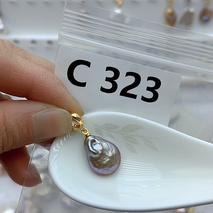 淡水珍珠颈饰银S925镶嵌