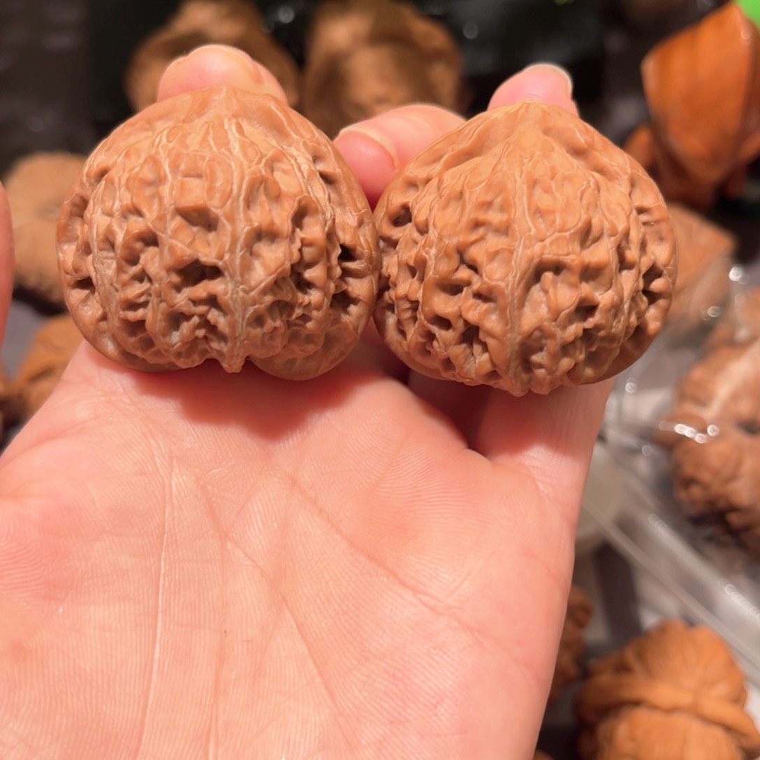 桃核吊坠桃心宫灯