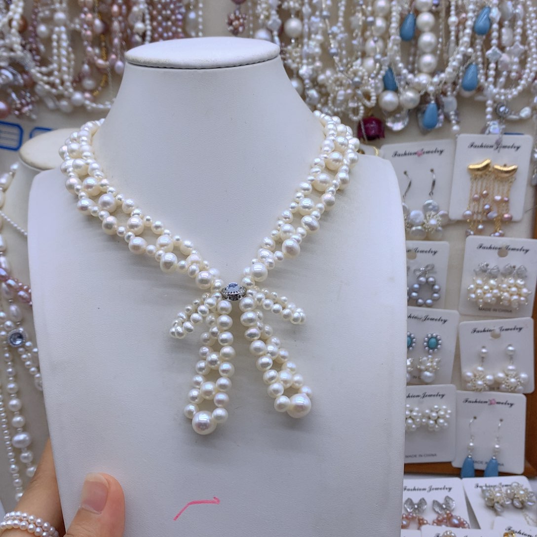 十***～合金淡水珍珠项链耳饰