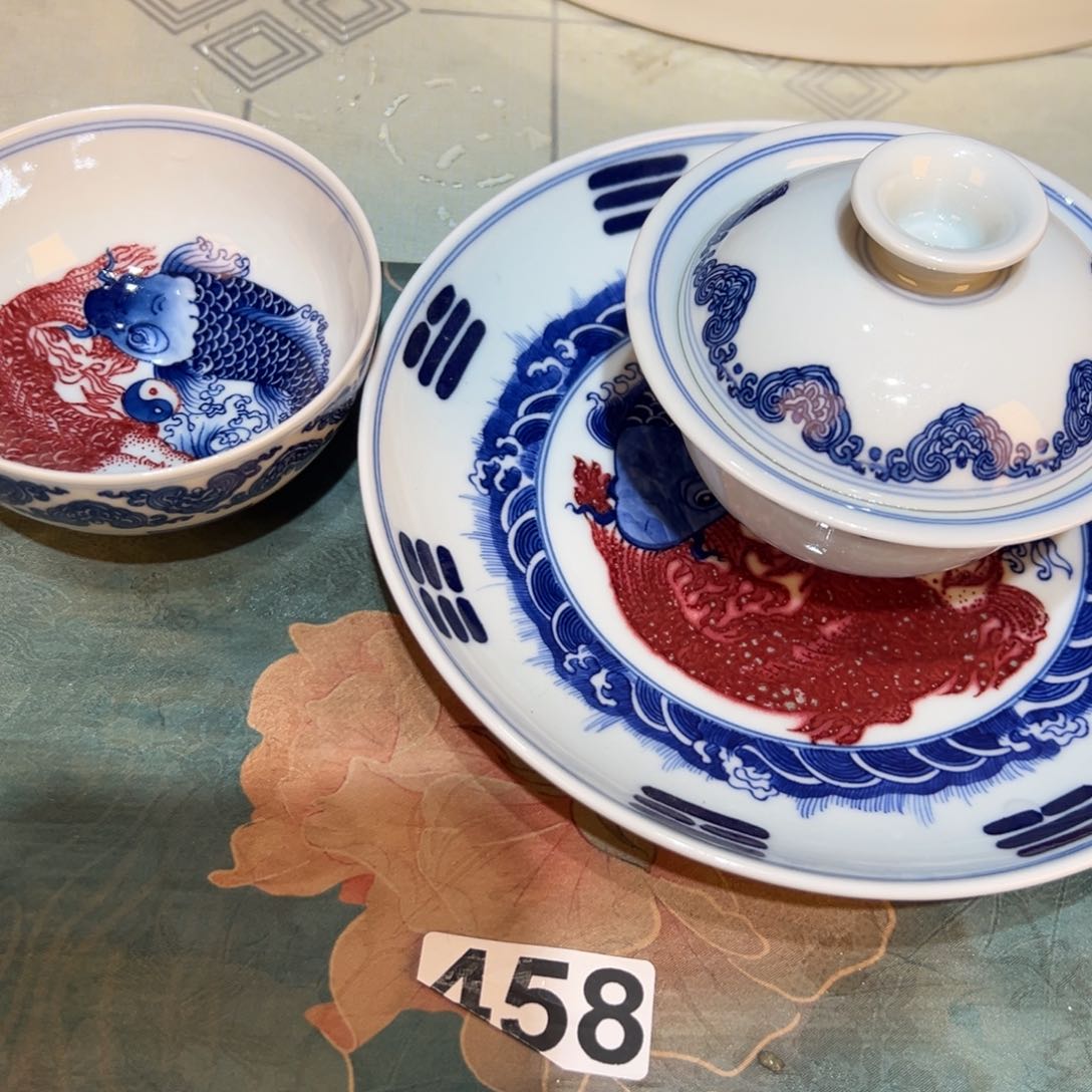 杯姜****了青花釉里红釉下