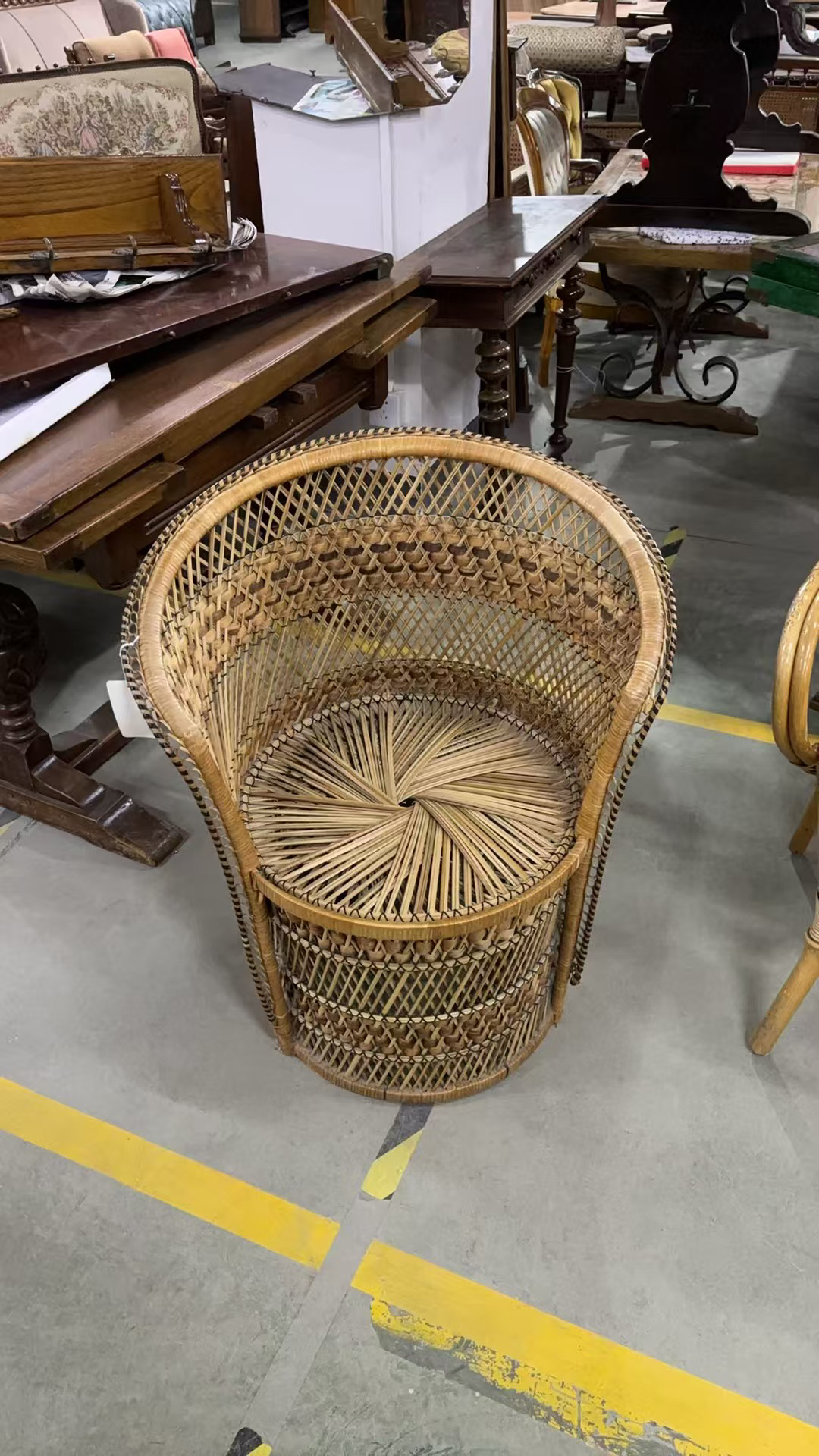 19世纪英国维多利亚时代古董收纳箱，稀有