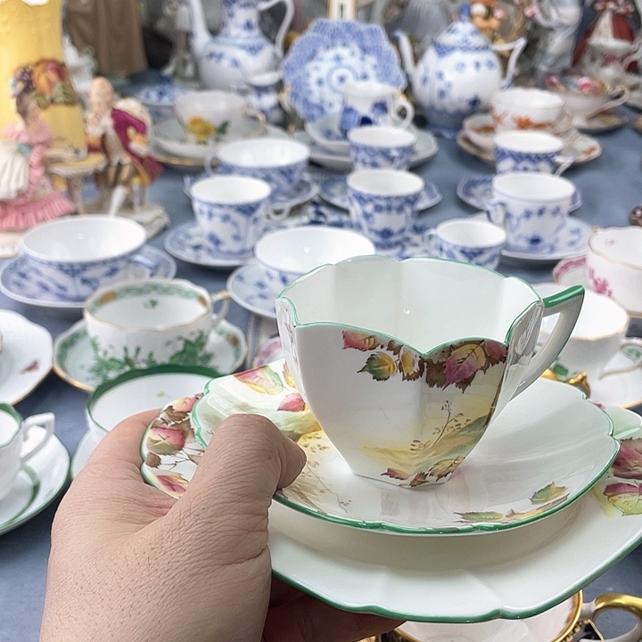 海外瓷器中古欧瓷小房子