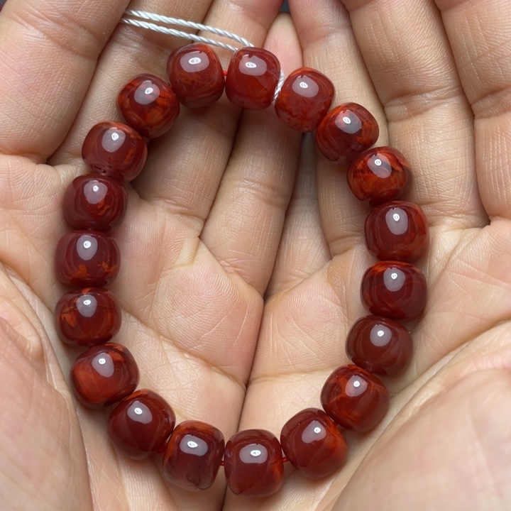 南红玛瑙手串11多样性发1未镶嵌