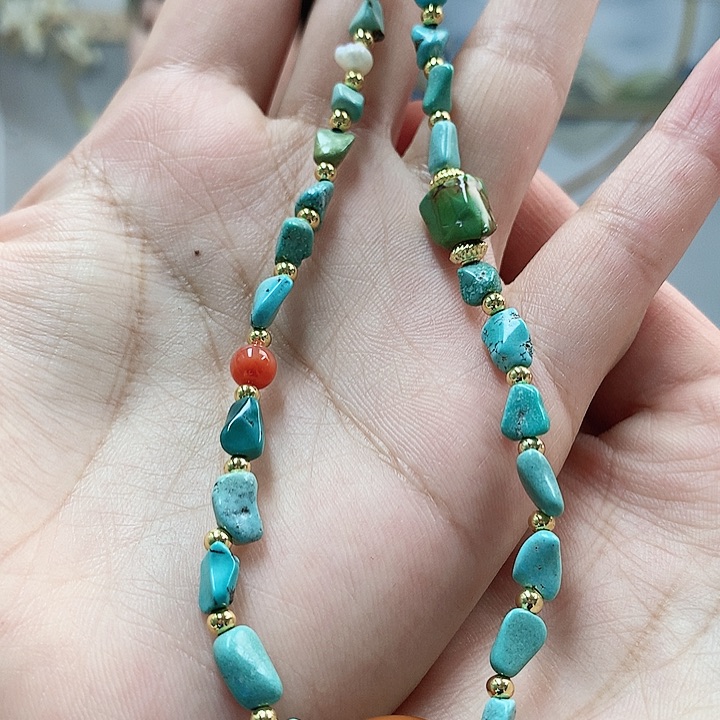 未镶嵌绿松石珠宝奇石