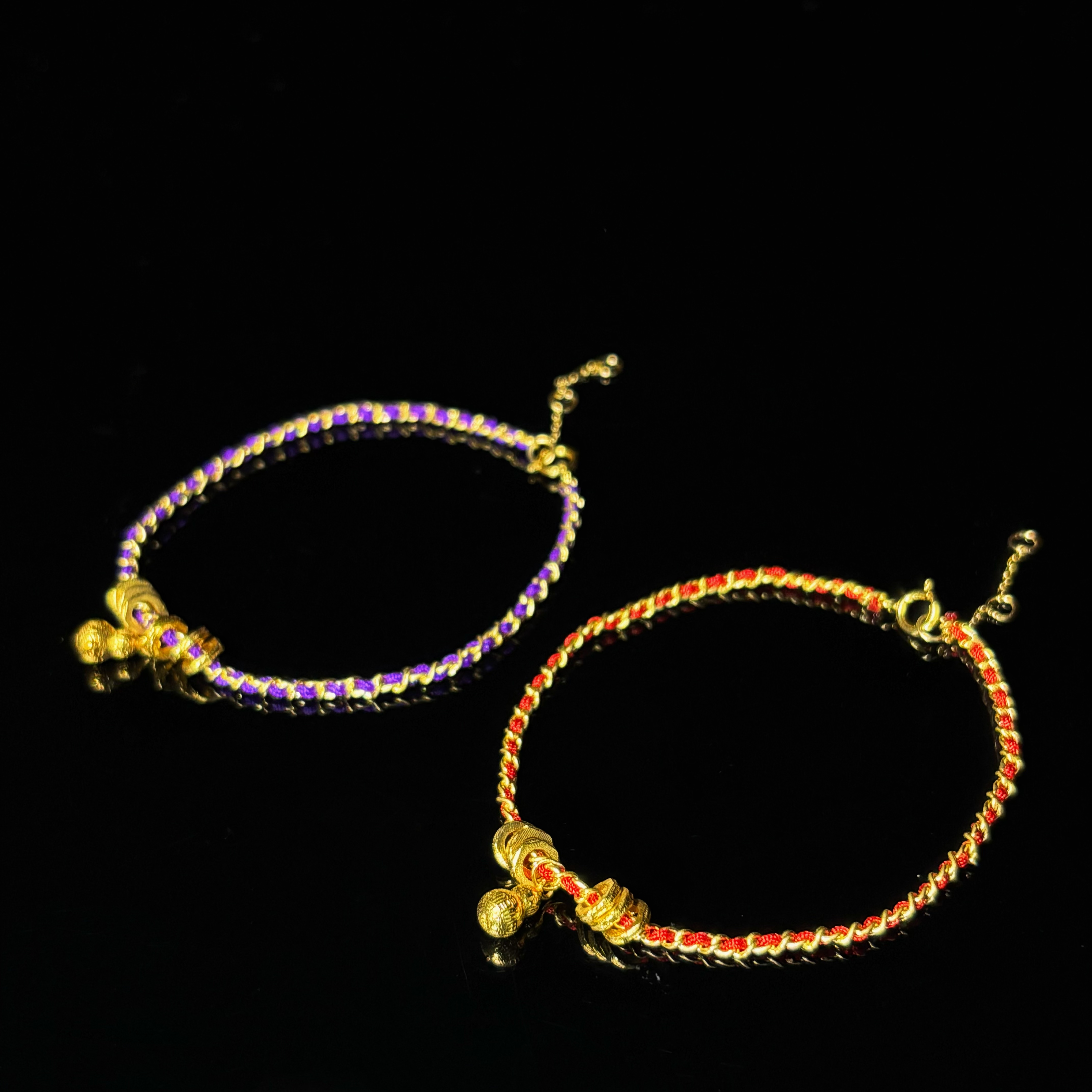 金缠  18k金盘缠葫芦手绳  5070  多样性发一件