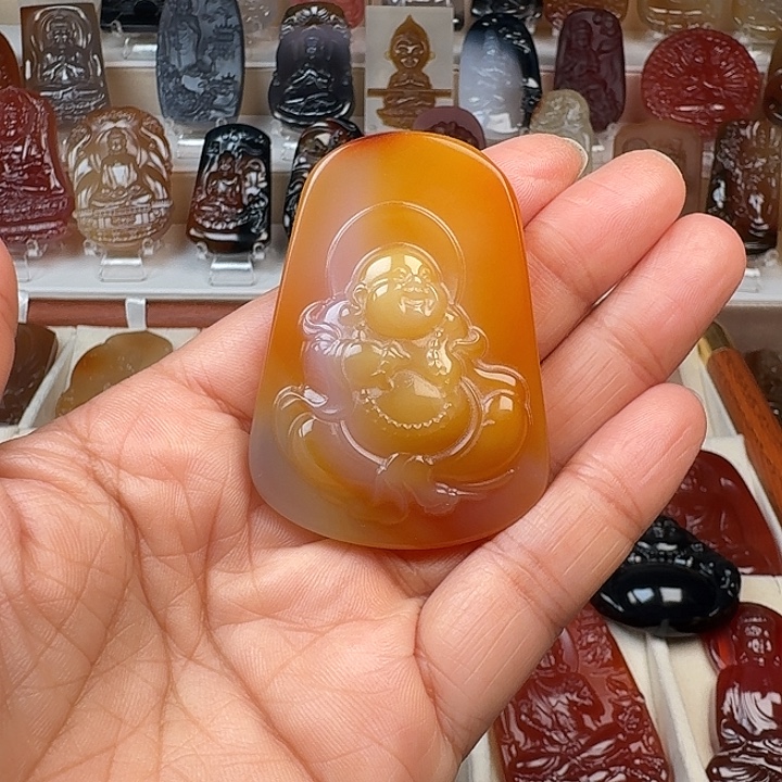 忘***始玛瑙/玉髓未镶嵌颈饰