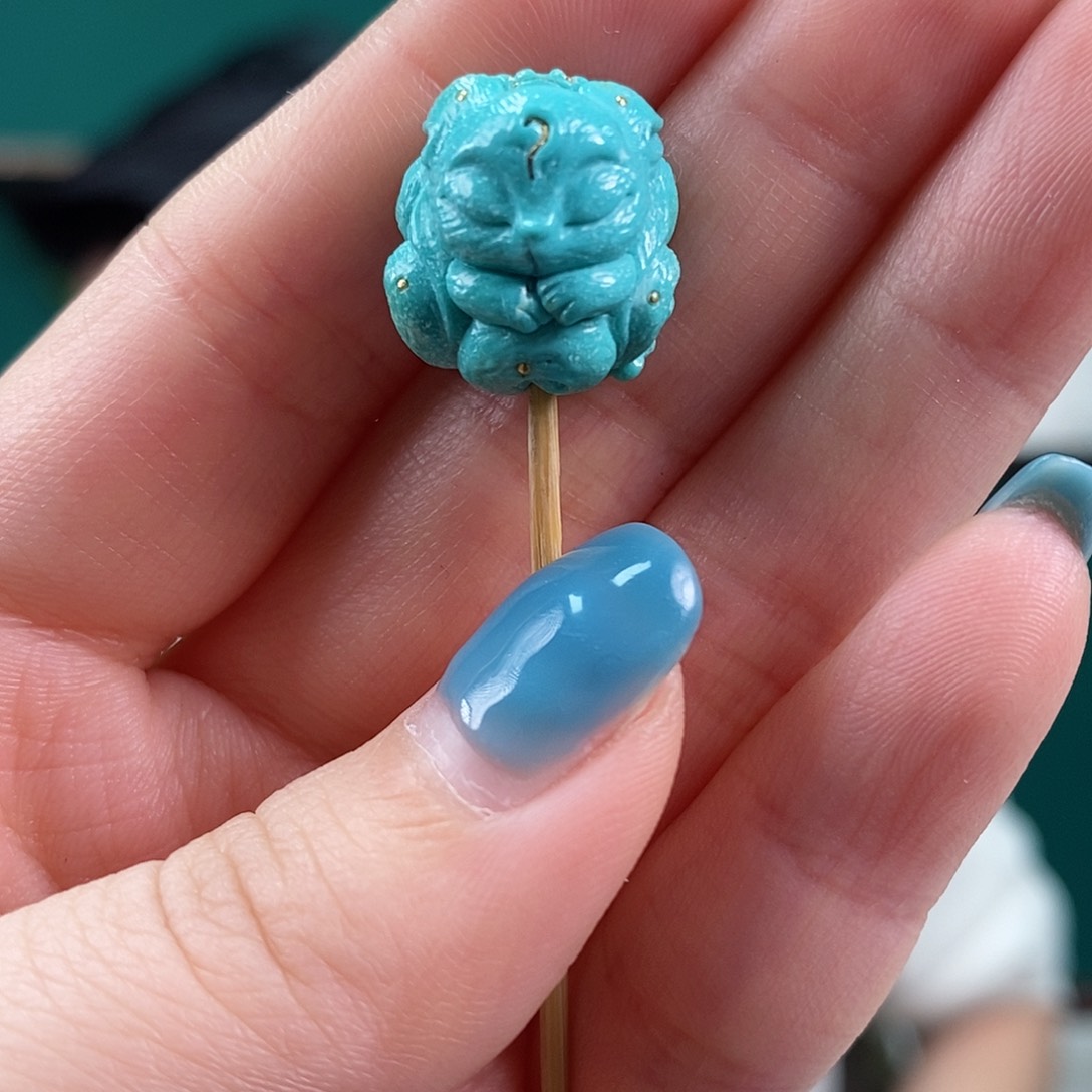 绿松石珠宝奇石未镶嵌