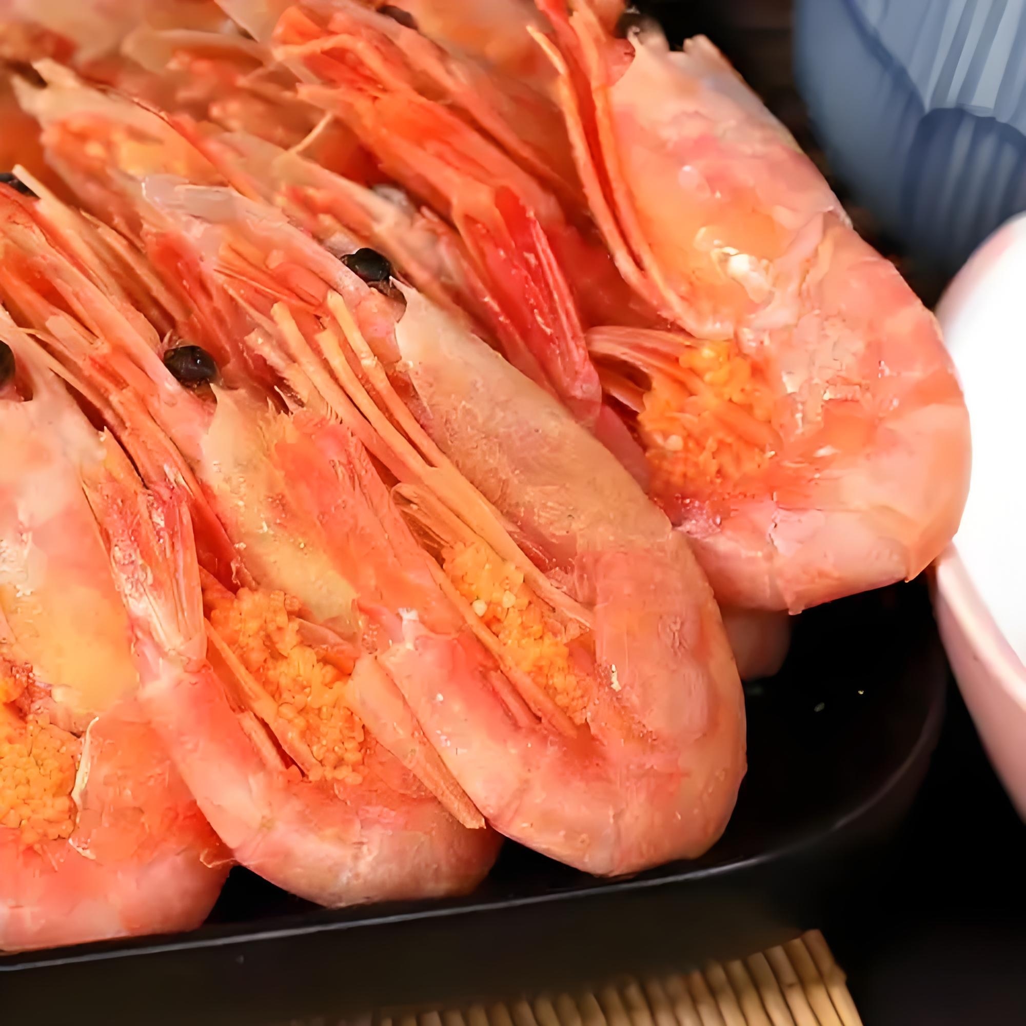 新品 北极甜虾腹籽精品 70/90大规格净重3斤