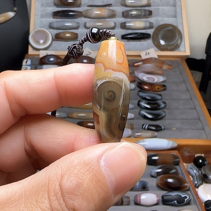 玛瑙/玉髓吊坠(不含链)未镶嵌