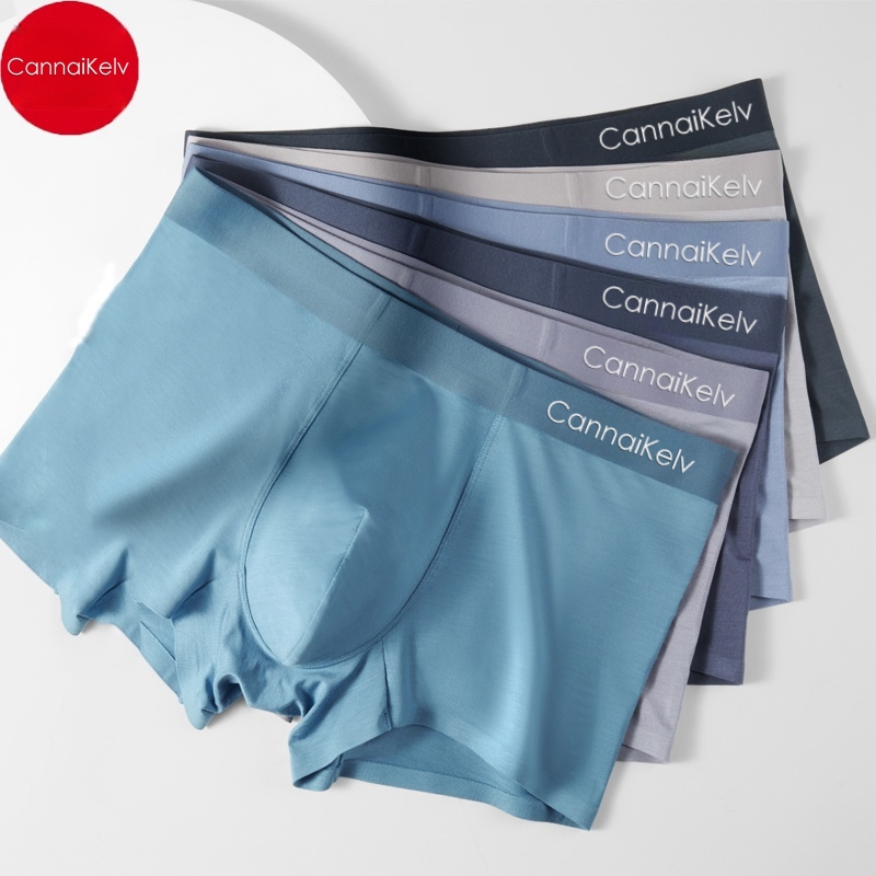 正品莫代尔内裤男生新款薄款青年四角裤无痕透气短裤头