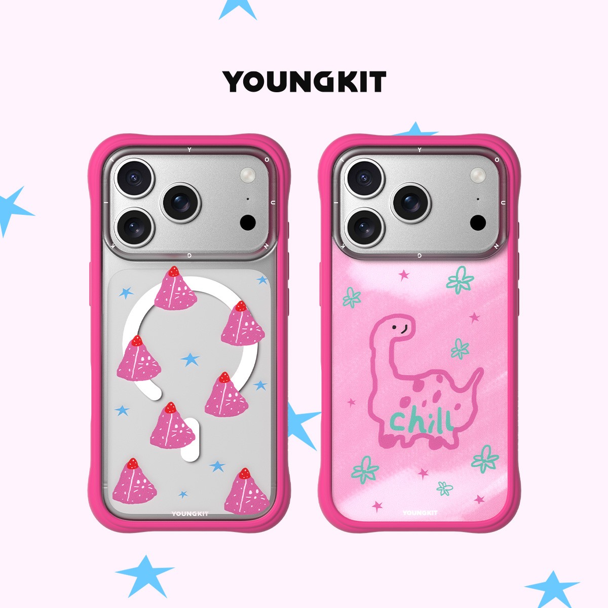 猿气&棉花糖系列适用苹果17/15可拆卸背板液态硅胶手机壳