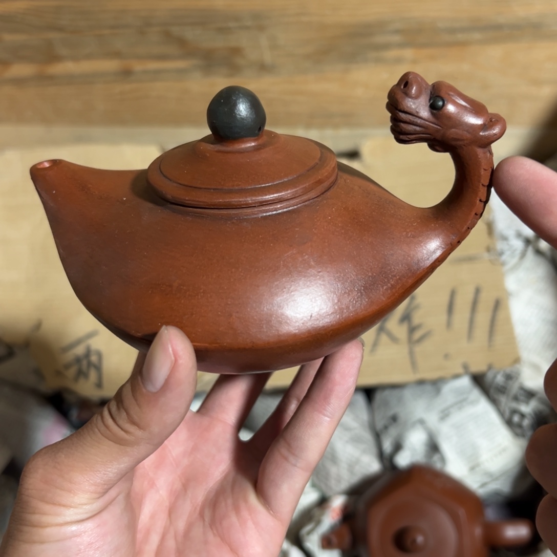 茶壶紫砂老厂紫砂壶一件！