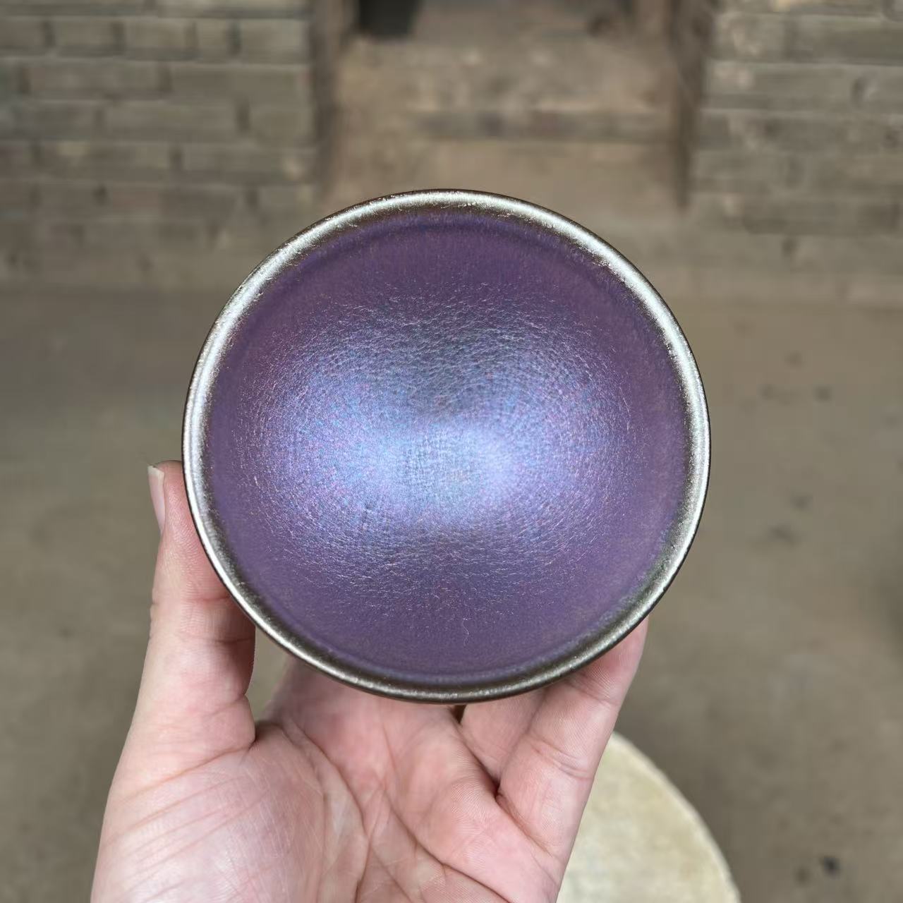 建盏主人杯【极光幻彩：粉】电烧专用茶具