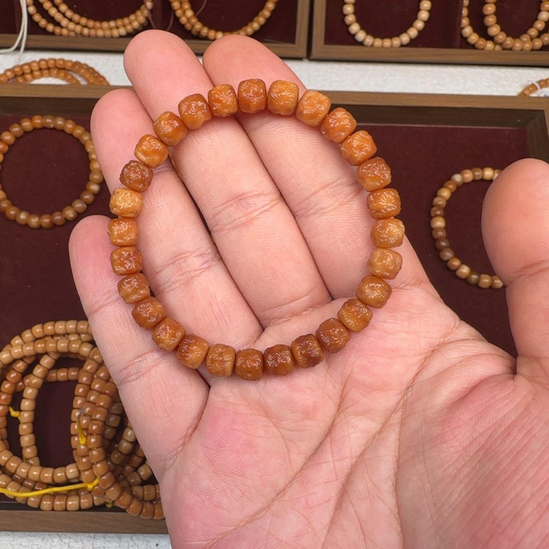 星月菩提手串ડ****ꪀ龙脊 烟花 尺寸0.77