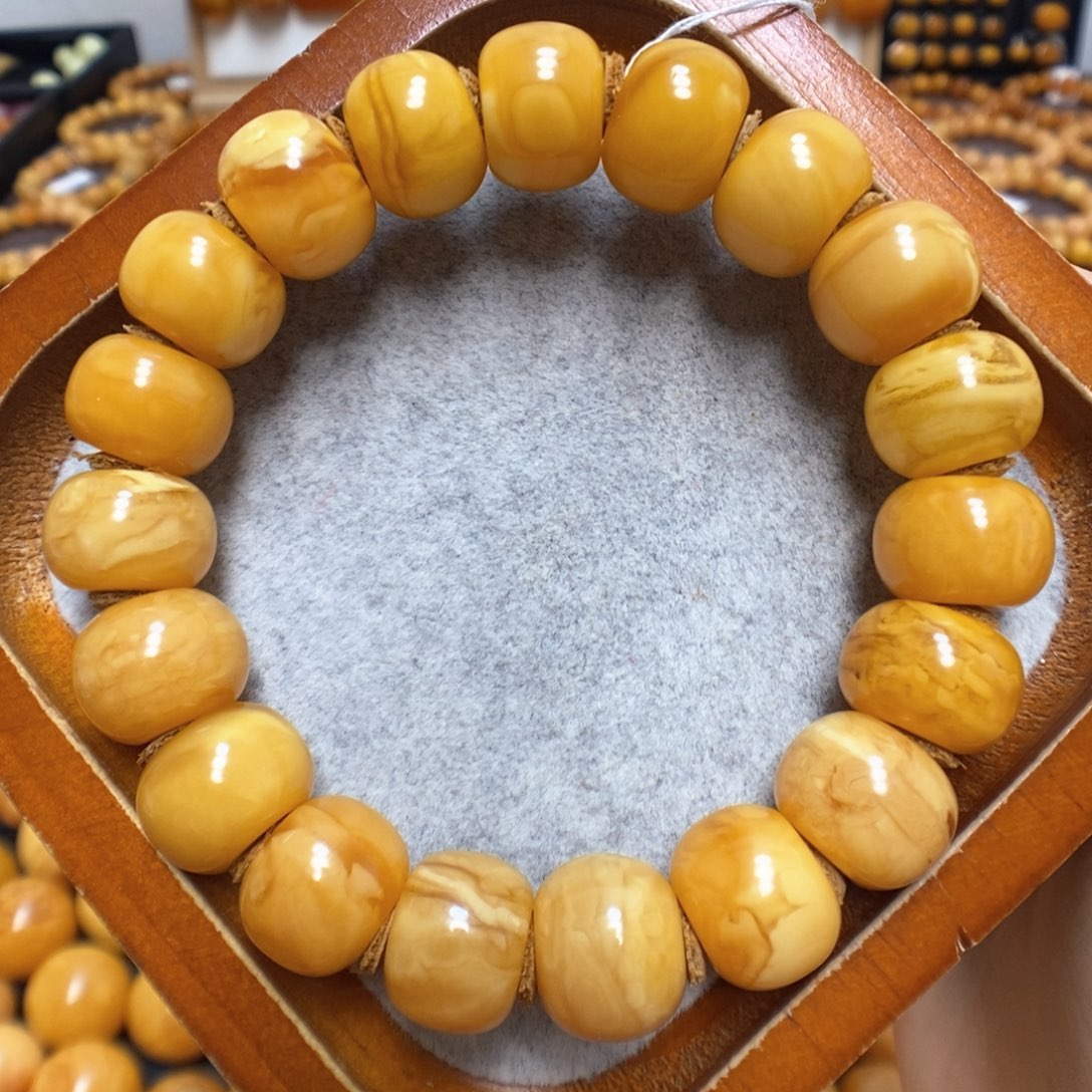 蜜蜡手链未镶嵌蜜蜡