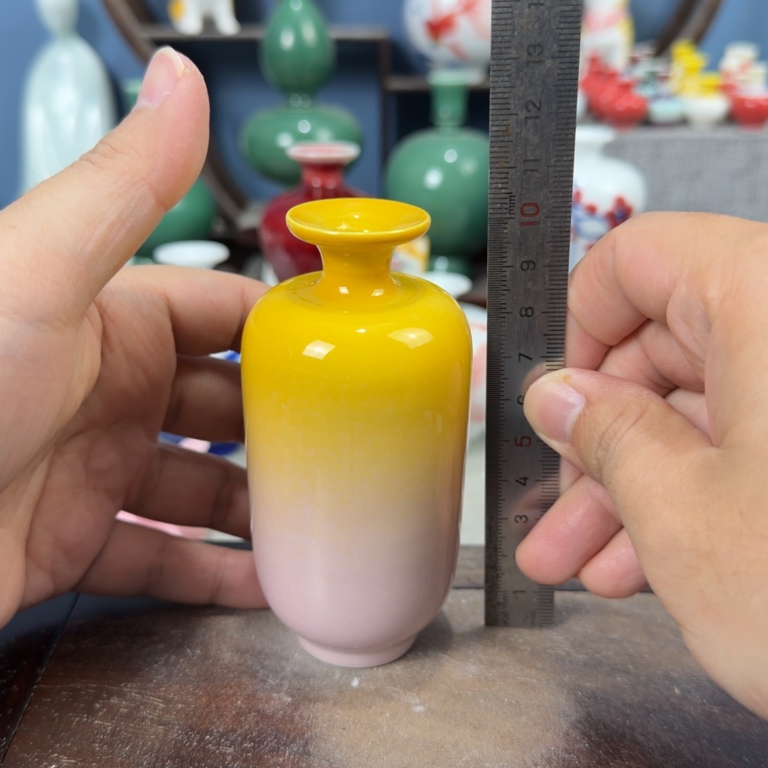 陶瓷手工小花器摆件