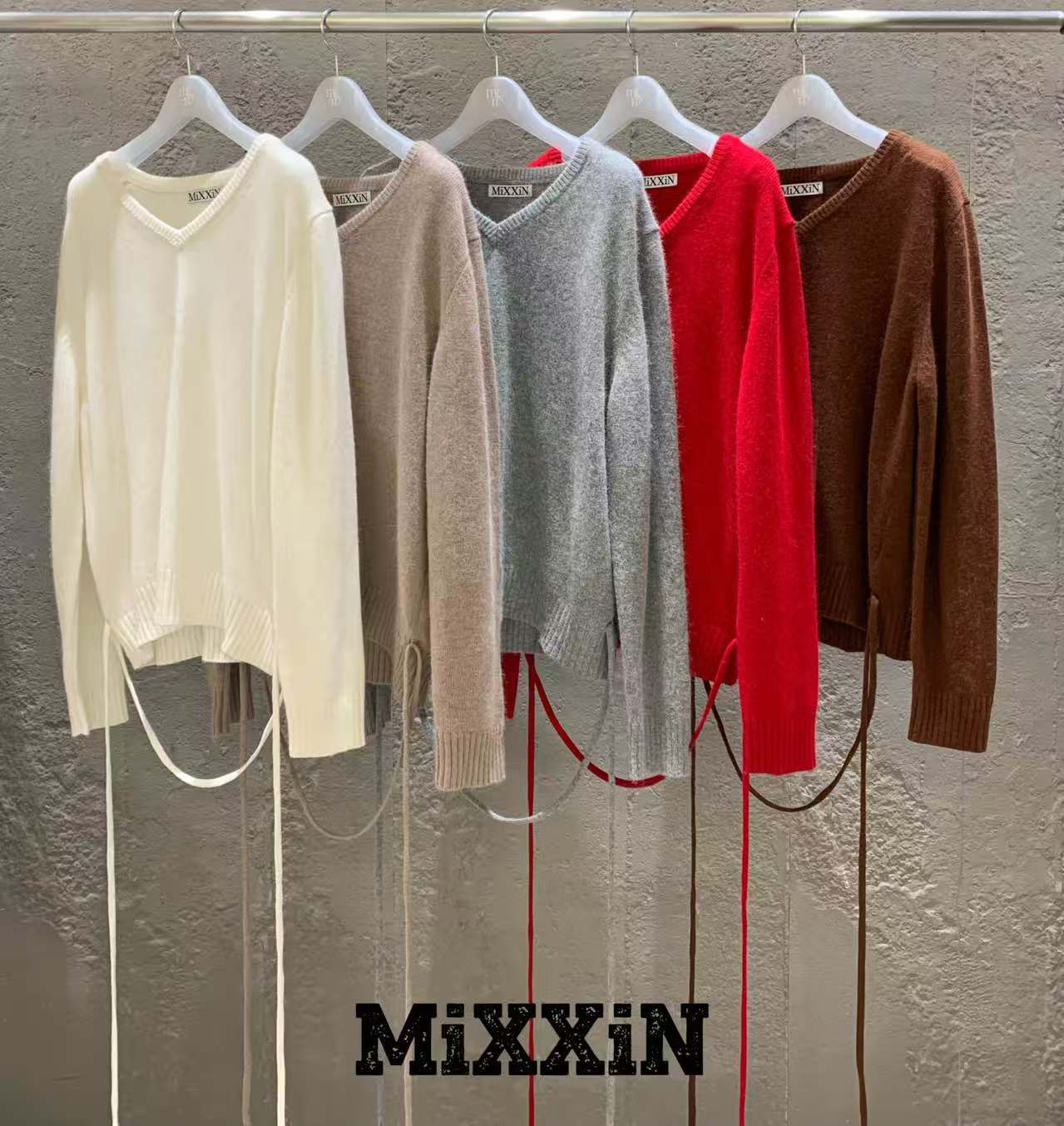【by兜兜韩国代购】2025120203 mixxion 收腰毛衣（现货）NO退NO换