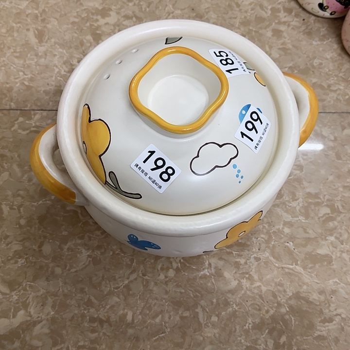 新骨瓷陶瓷碗树可砂锅4.5L